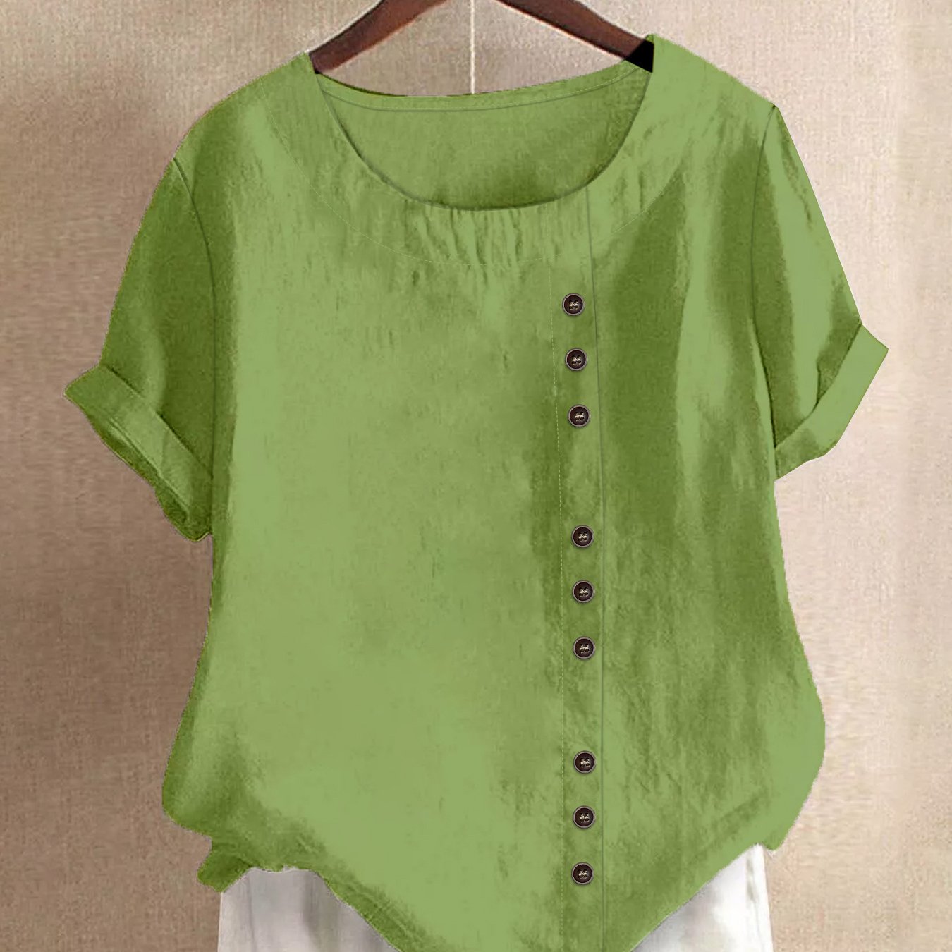 Amaya | Blusa Minimalista con Detalles de Botón