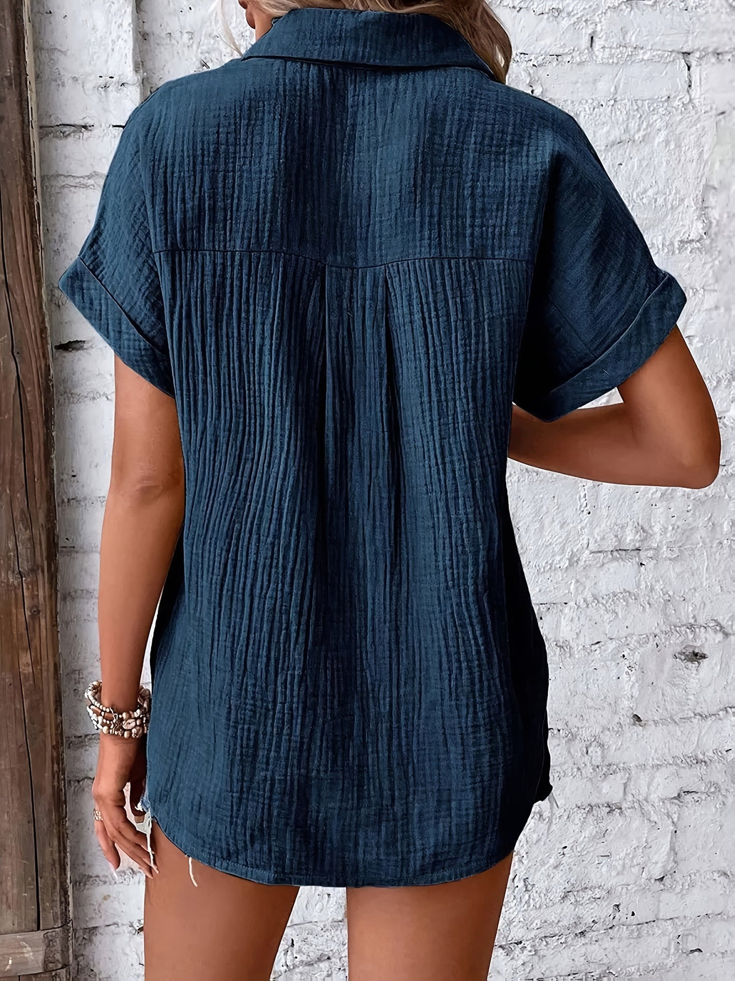 Lídia | Blusa Casual con Botones