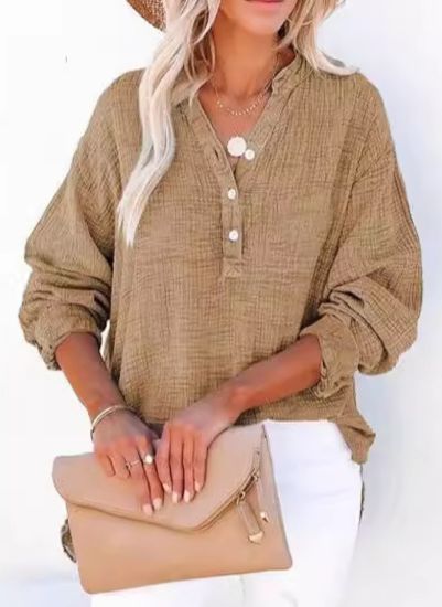 Aroa | Blusa Oversize con Cuello Abierto