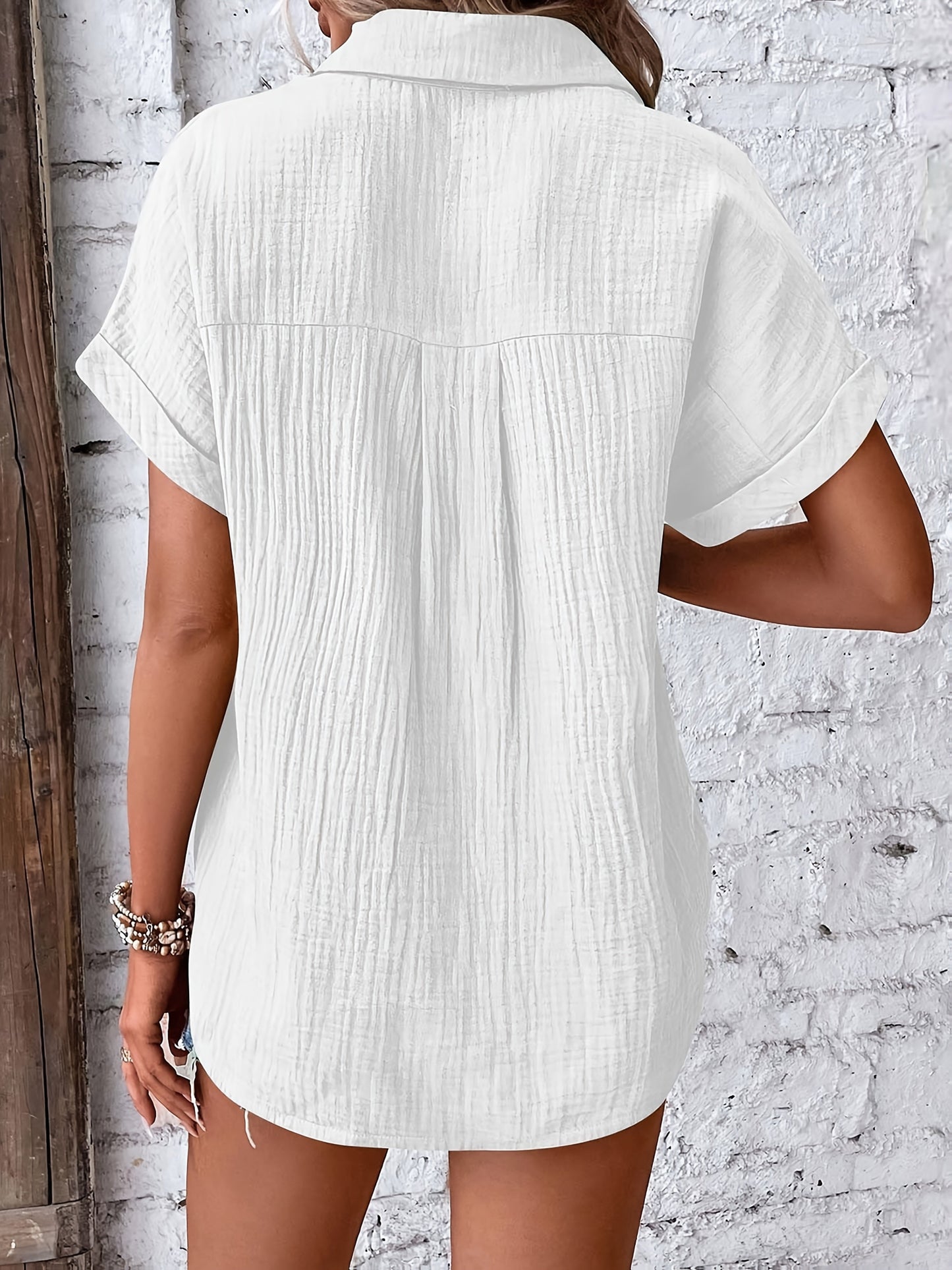 Lídia | Blusa Casual con Botones