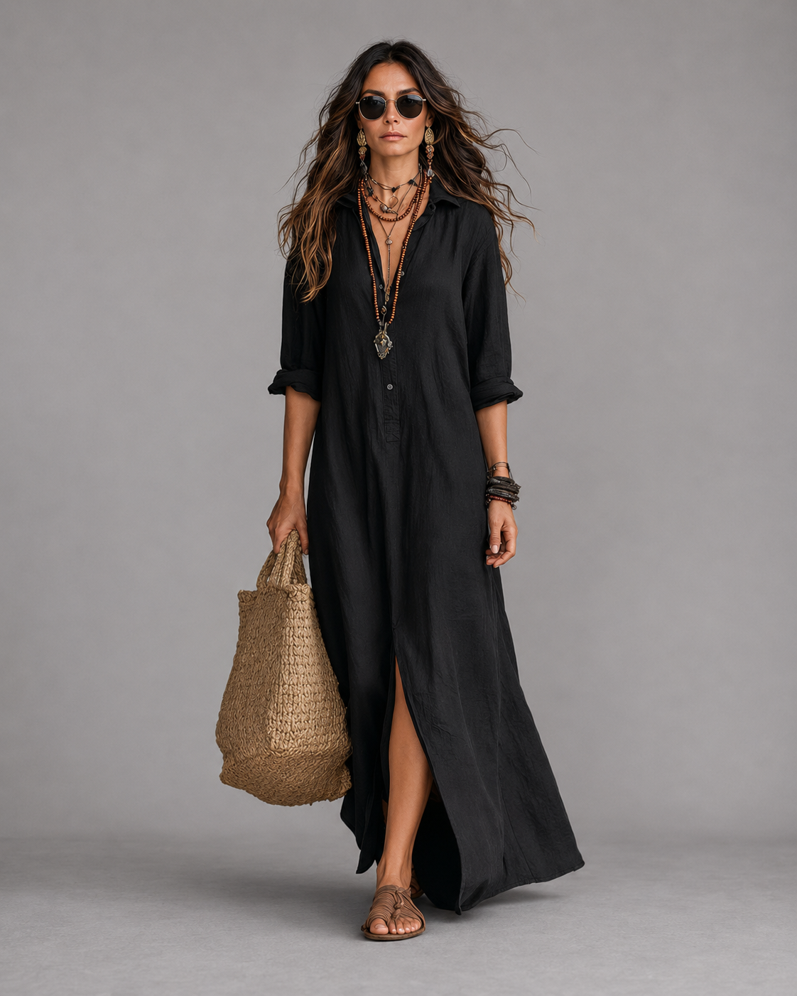 Irina | Vestido Maxi Fluido