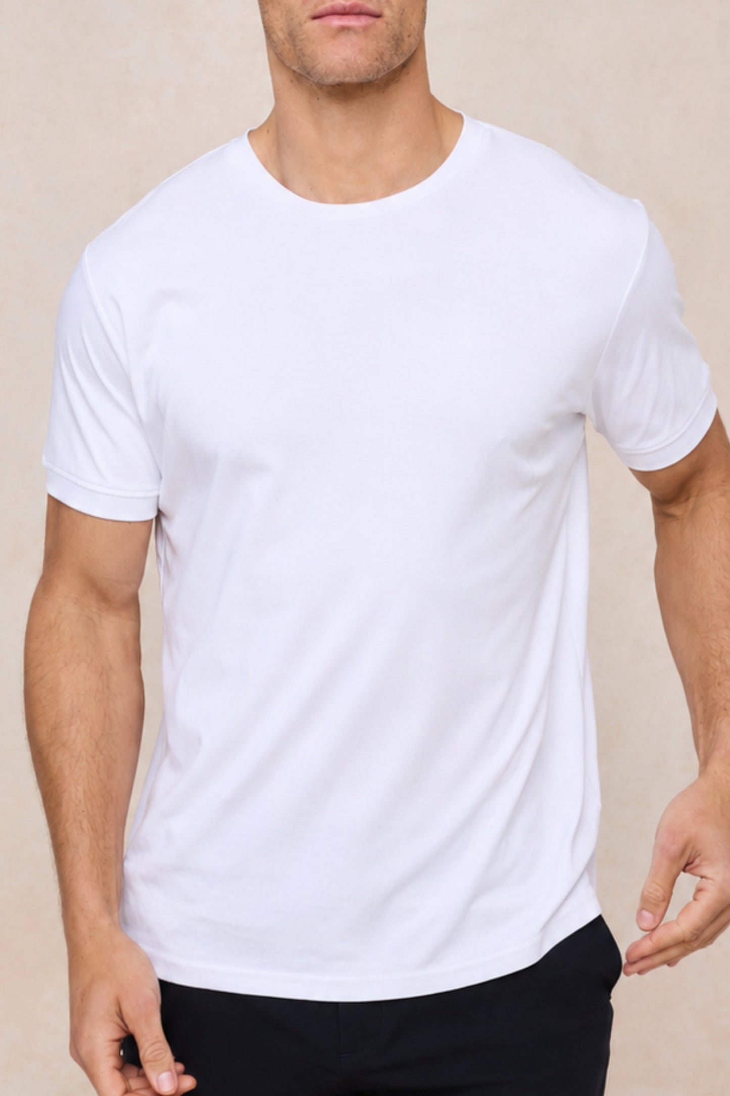 Camiseta Luxe Mercerizada - Blanca