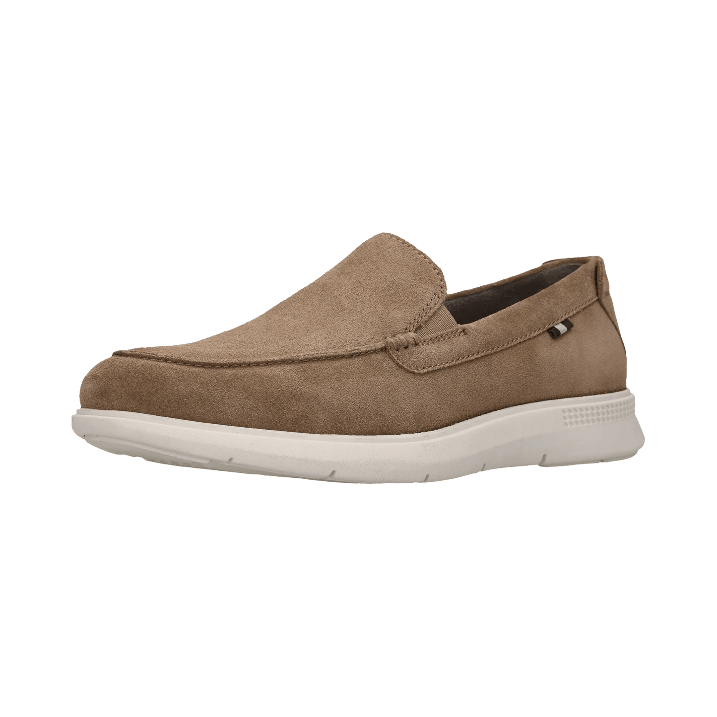 Mocasines de cuero color arena