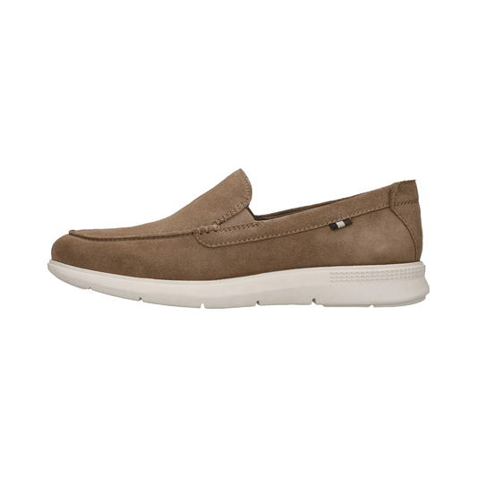 Mocasines de cuero color arena