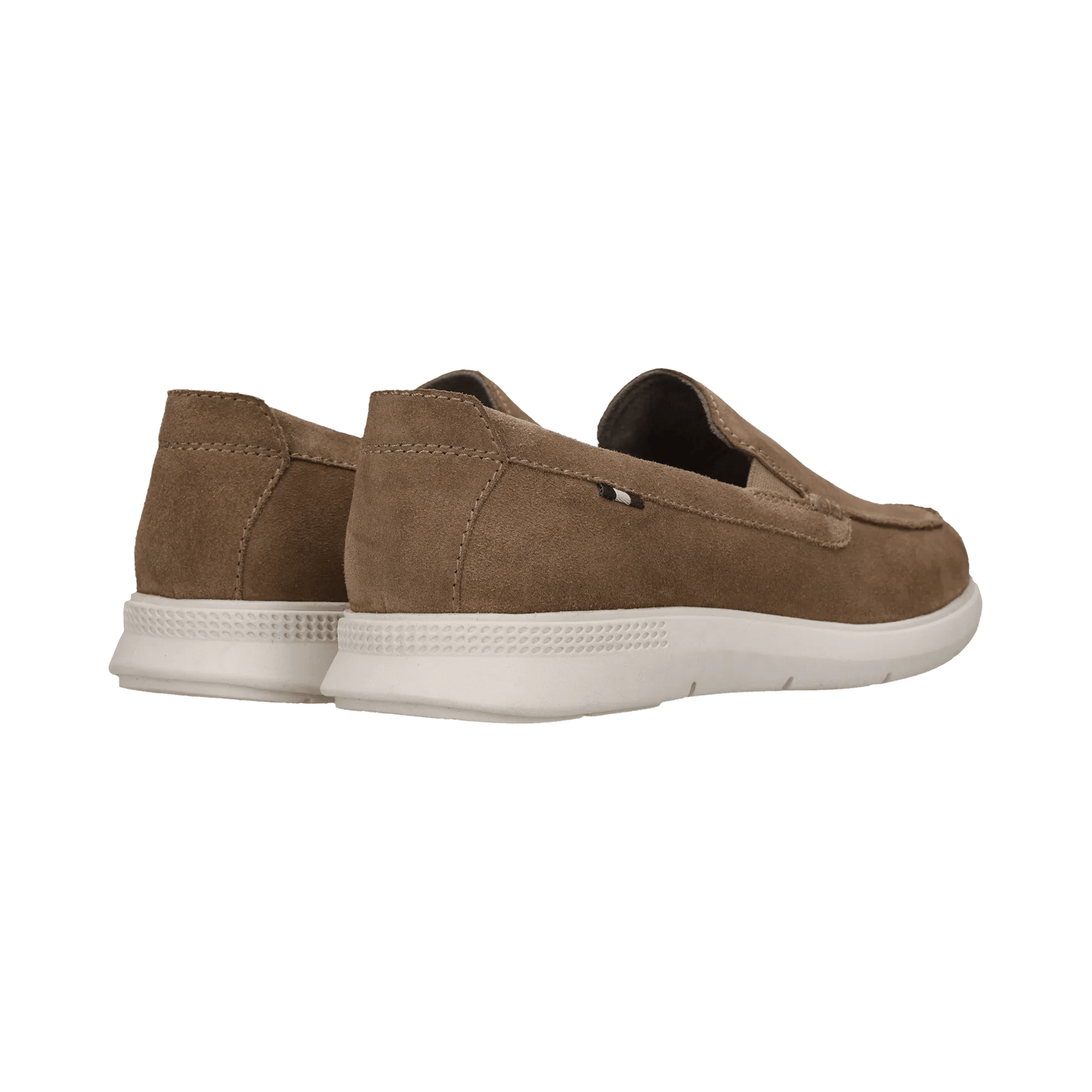 Mocasines de cuero color arena