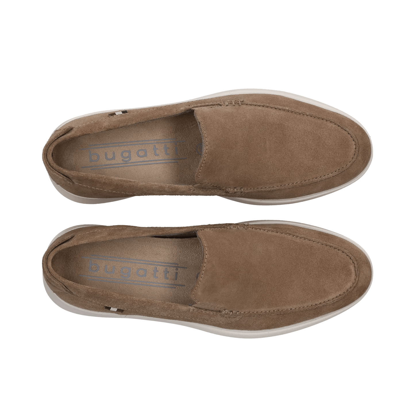 Mocasines de cuero color arena