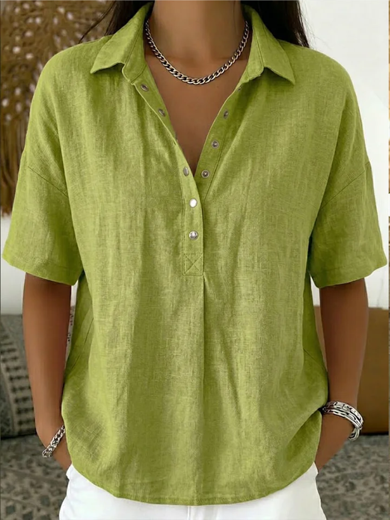 Nara | Blusa Casual de Corte Fluido