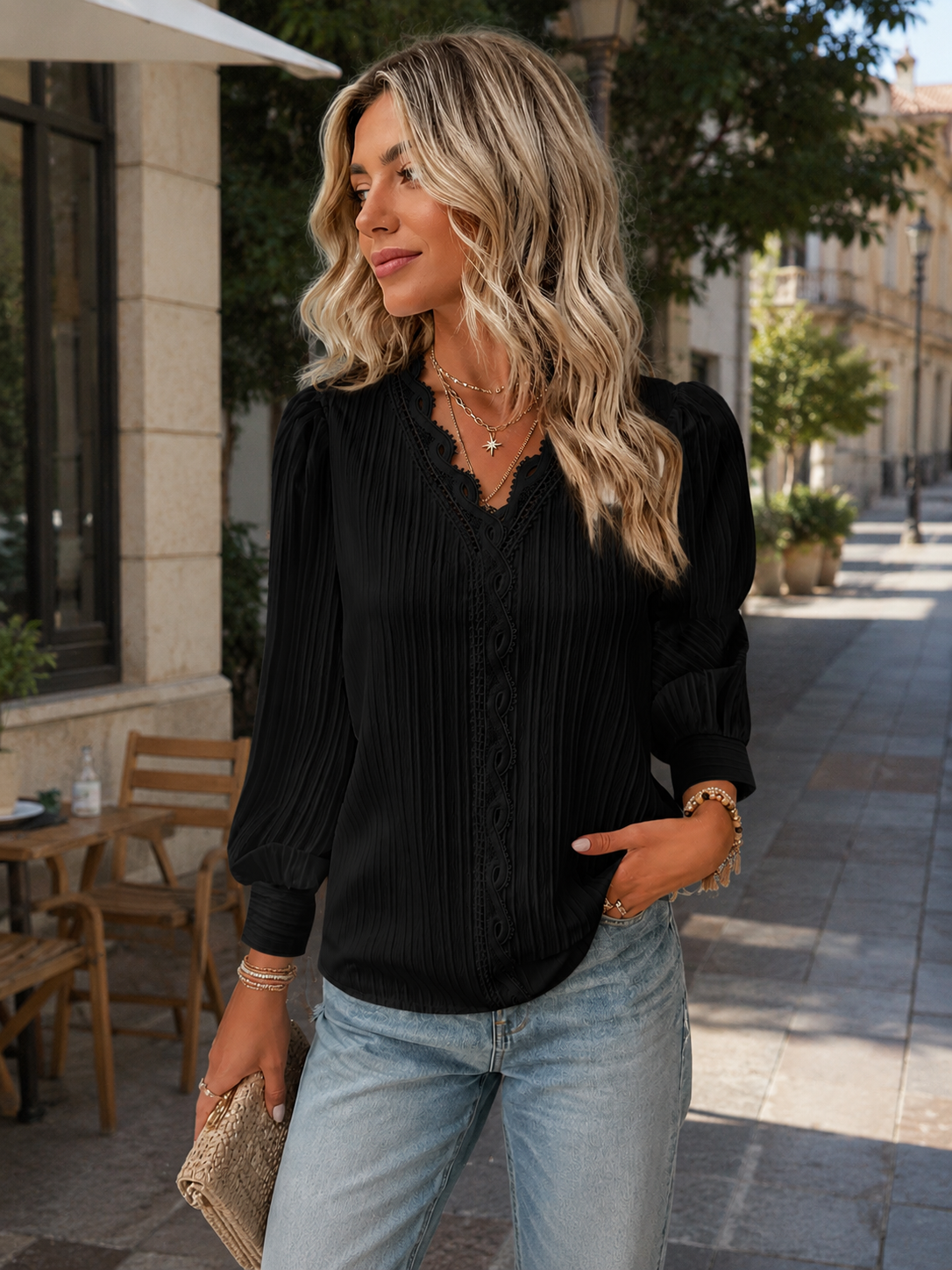 Eloise II | Blusa Satinada con Detalle