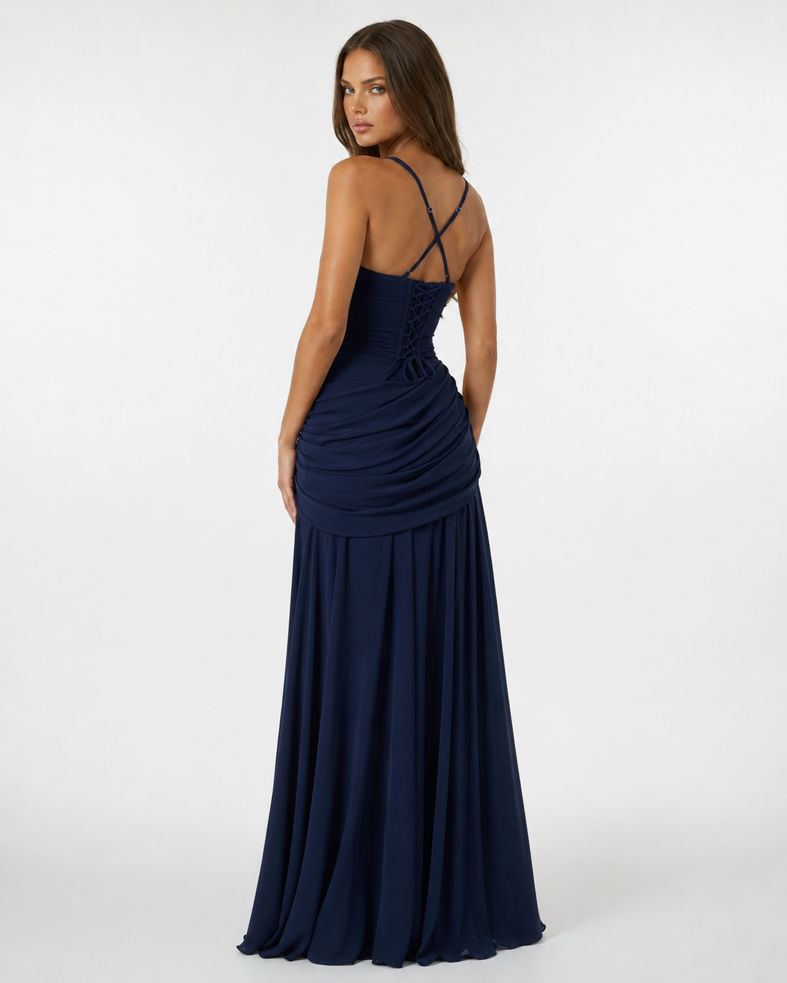 Aveline | Vestido Maxi de Silueta Esculpida