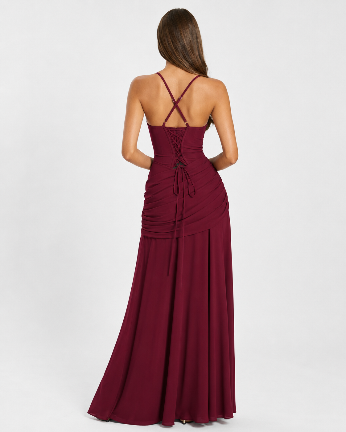 Aveline | Vestido Maxi de Silueta Esculpida