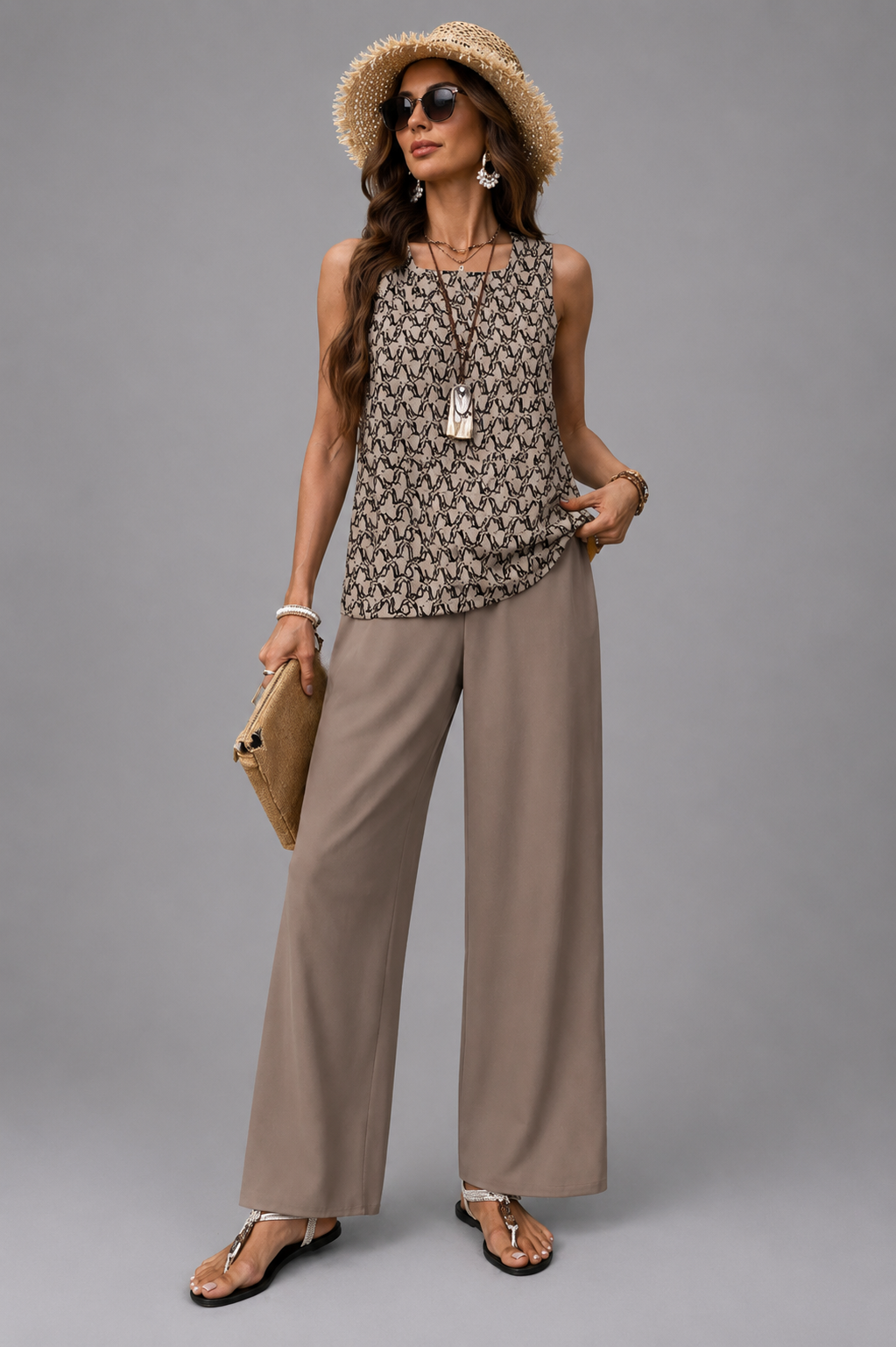 Camelisse – Conjunto Casual Estampado
