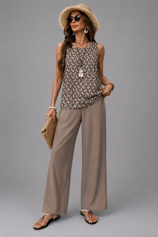 Camelisse – Conjunto Casual Estampado