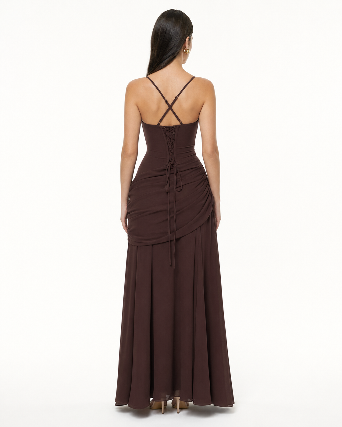 Aveline | Vestido Maxi de Silueta Esculpida