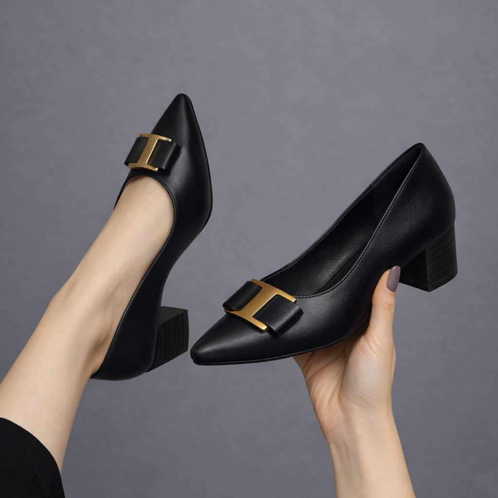 Lucía – Tacones Clásicos Marfil