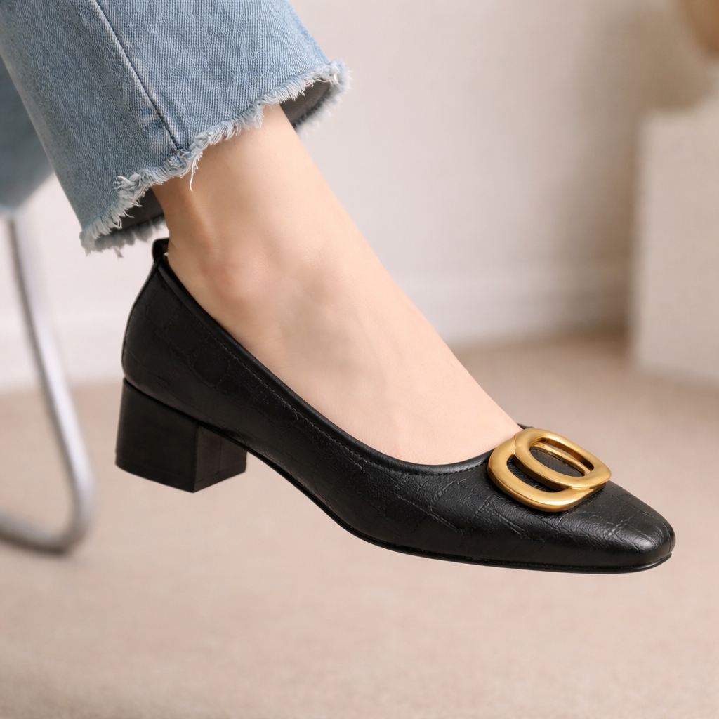 Isabella – Tacones Clásicos Camel