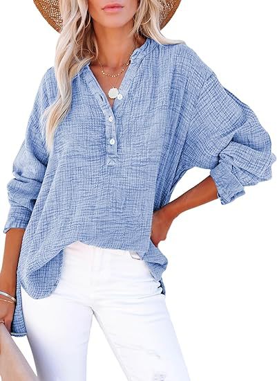 Aroa | Blusa Oversize con Cuello Abierto