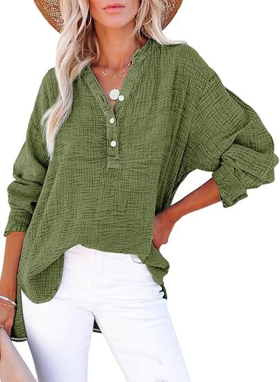 Aroa | Blusa Oversize con Cuello Abierto