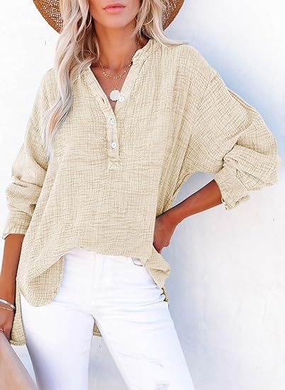 Aroa | Blusa Oversize con Cuello Abierto
