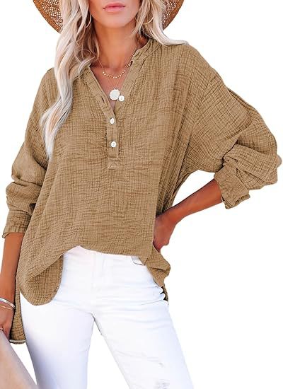 Aroa | Blusa Oversize con Cuello Abierto