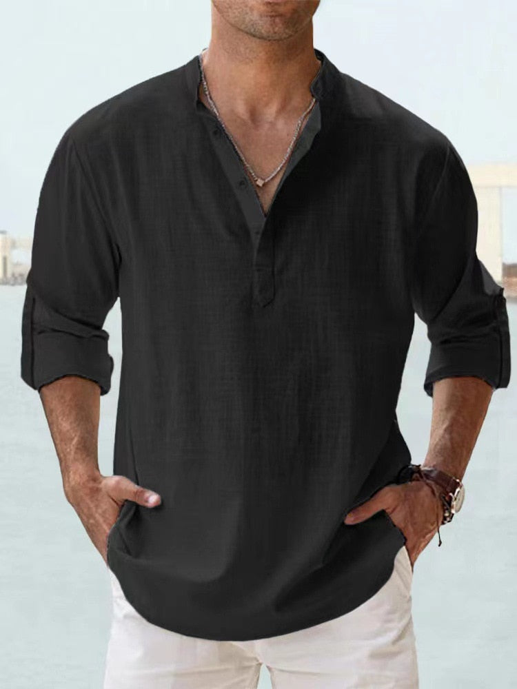 Adriano | Camisa transpirable de lino