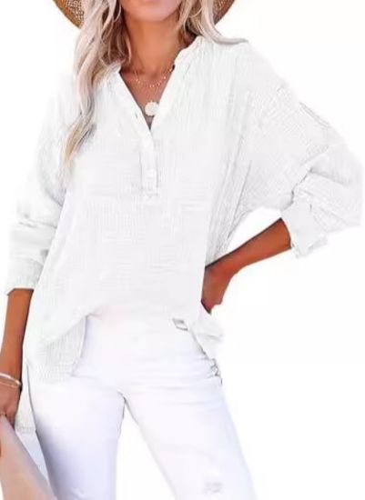 Aroa | Blusa Oversize con Cuello Abierto