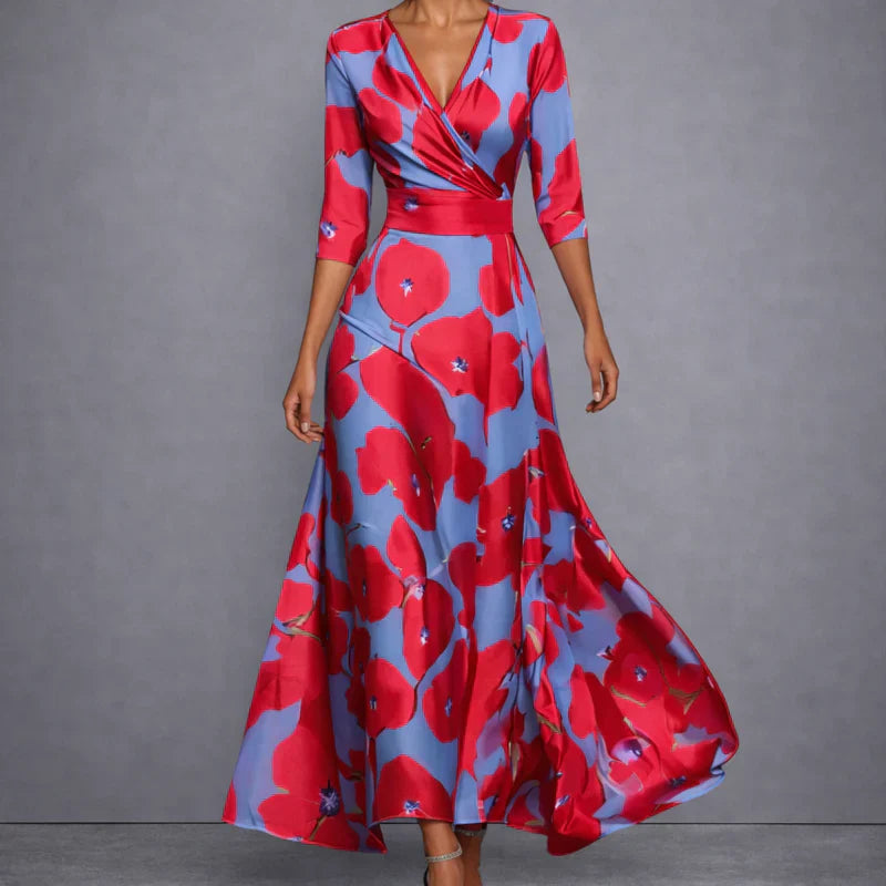 Alma – Vestido Floral Elegante