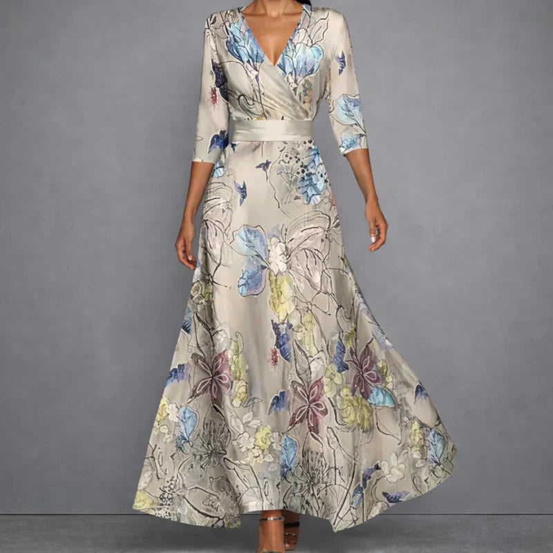 Alma – Vestido Floral Elegante