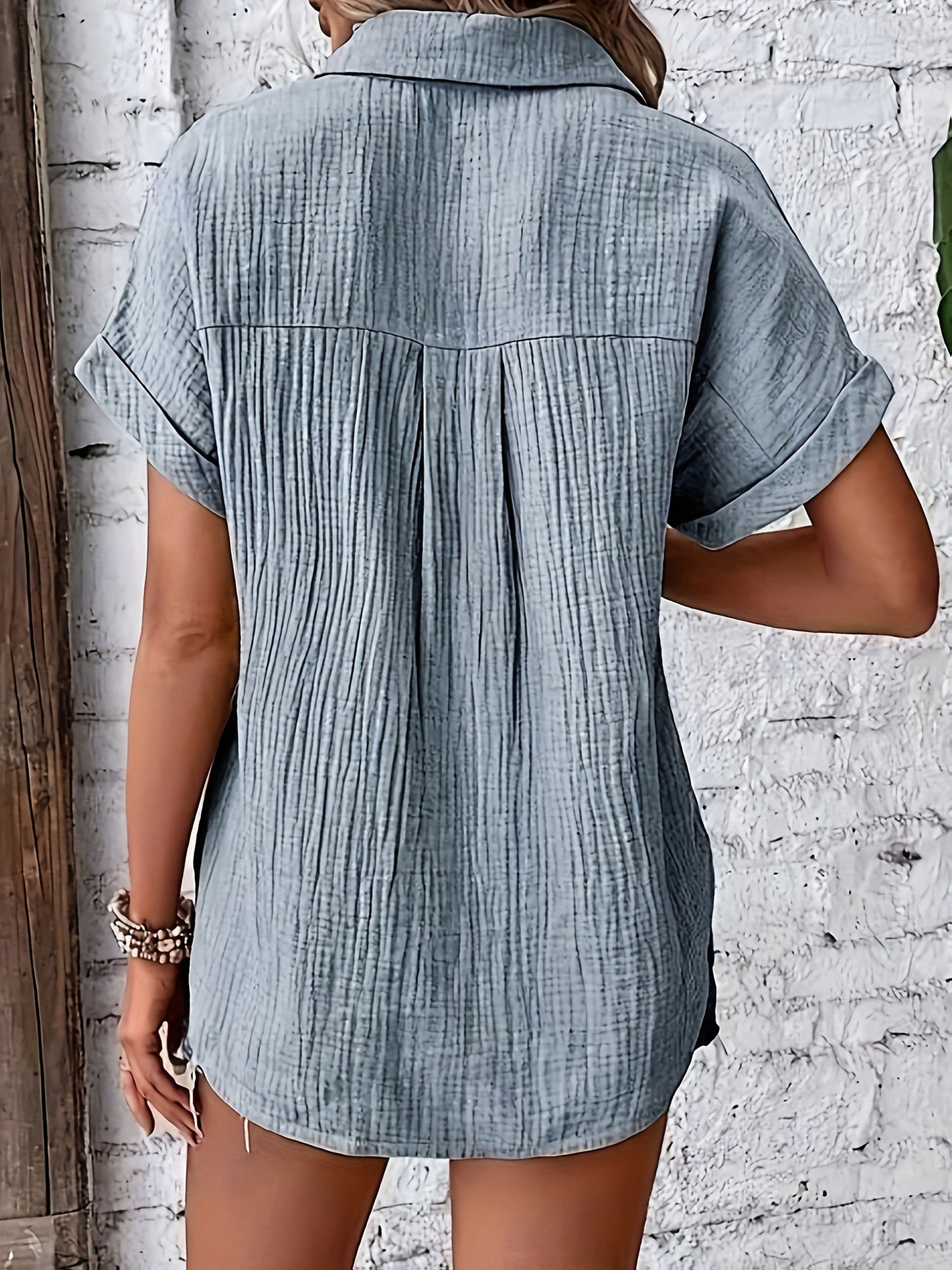 Lídia | Blusa Casual con Botones