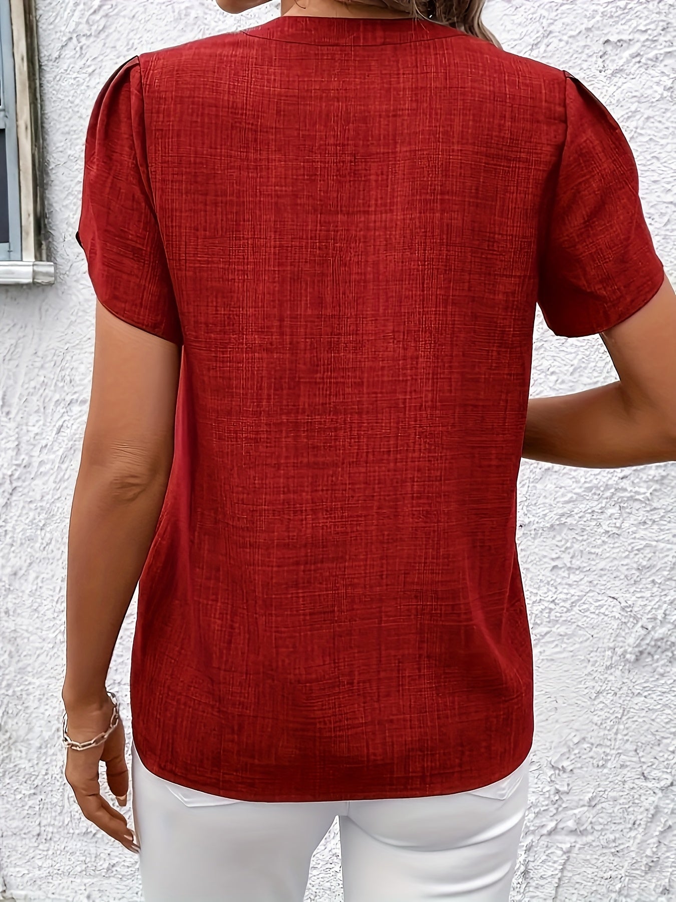 Daniela | Blusa Elegante de Manga Volante