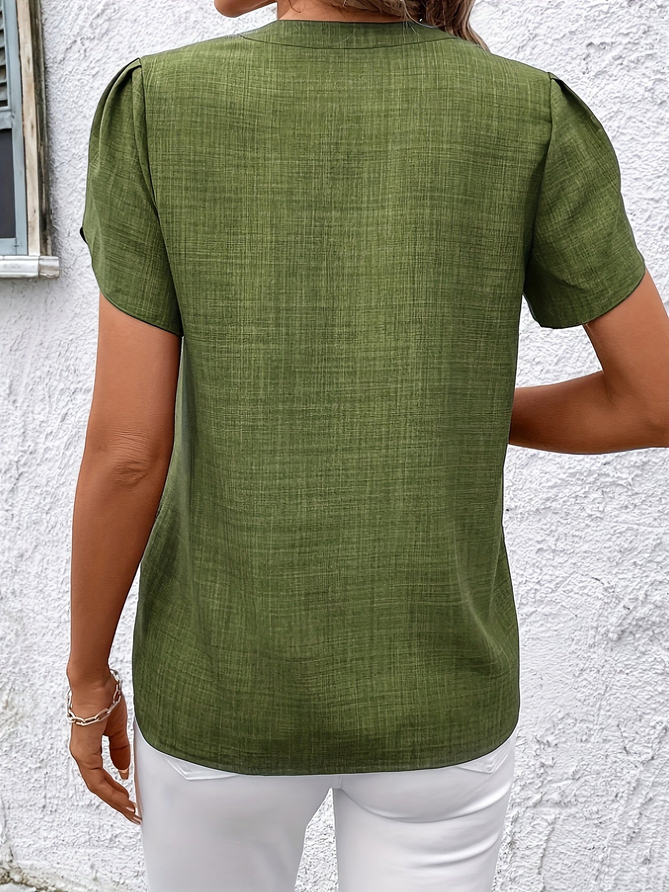 Daniela | Blusa Elegante de Manga Volante