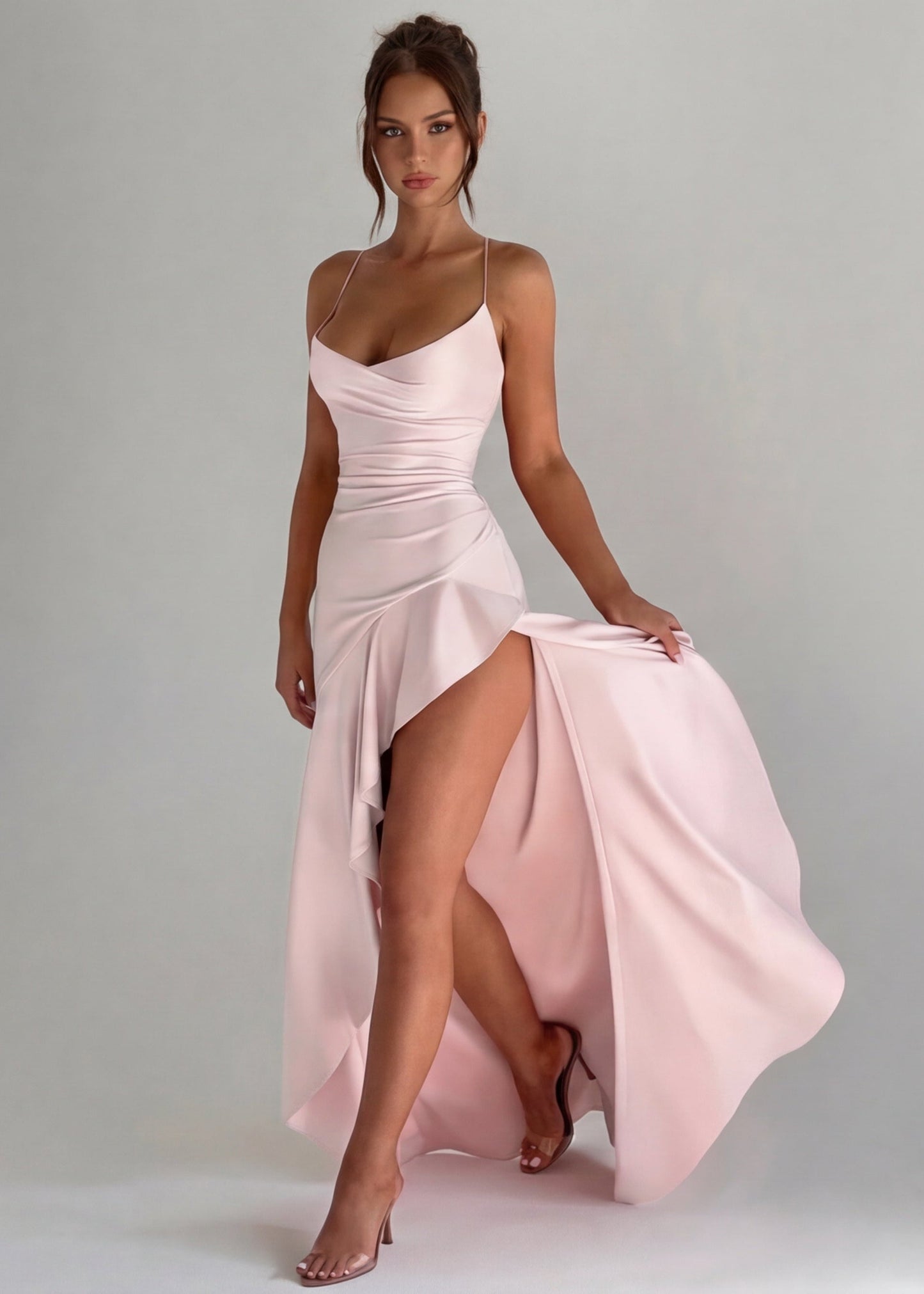 Bruna | Vestido Largo de Presencia Magnética
