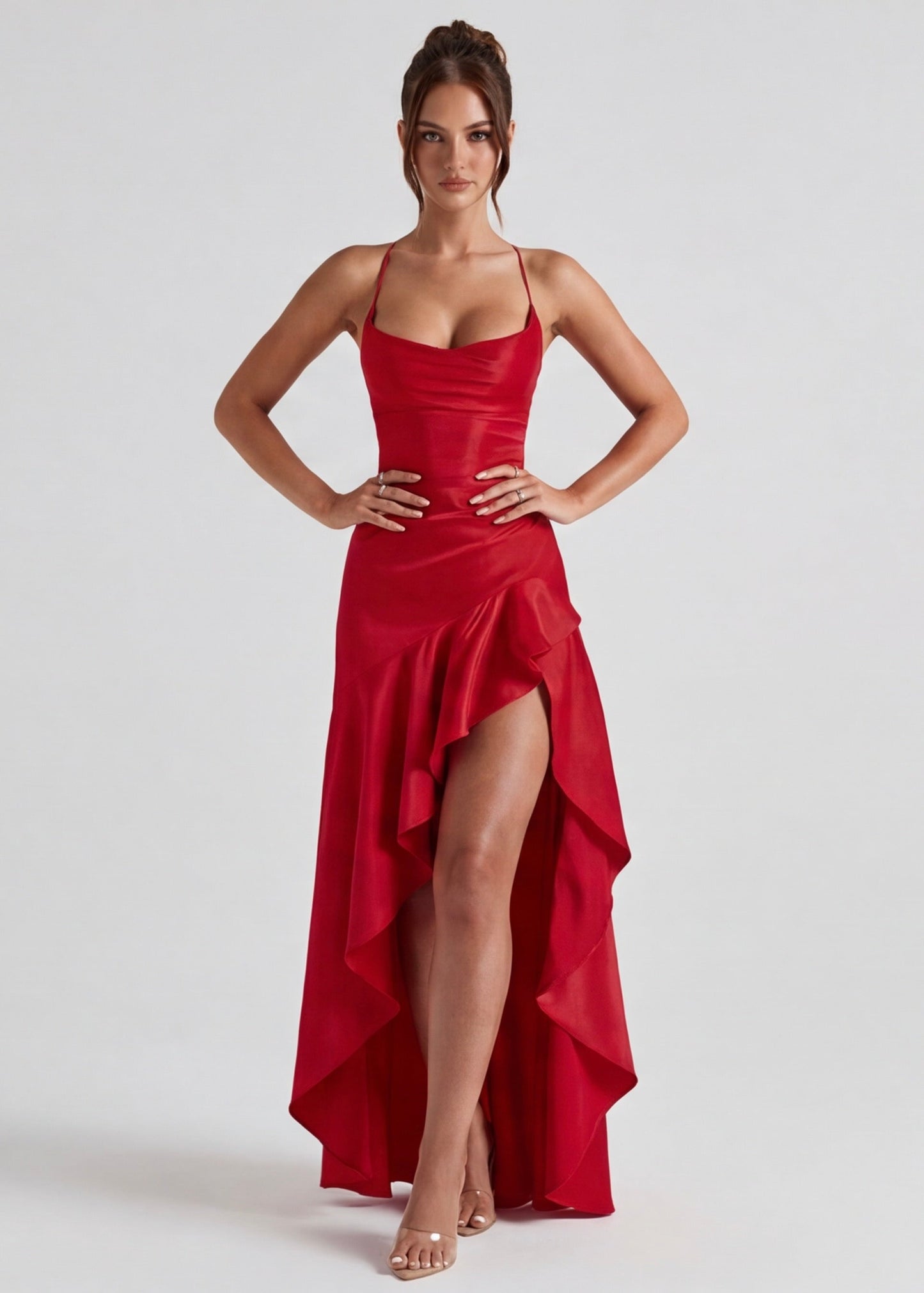 Bruna | Vestido Largo de Presencia Magnética