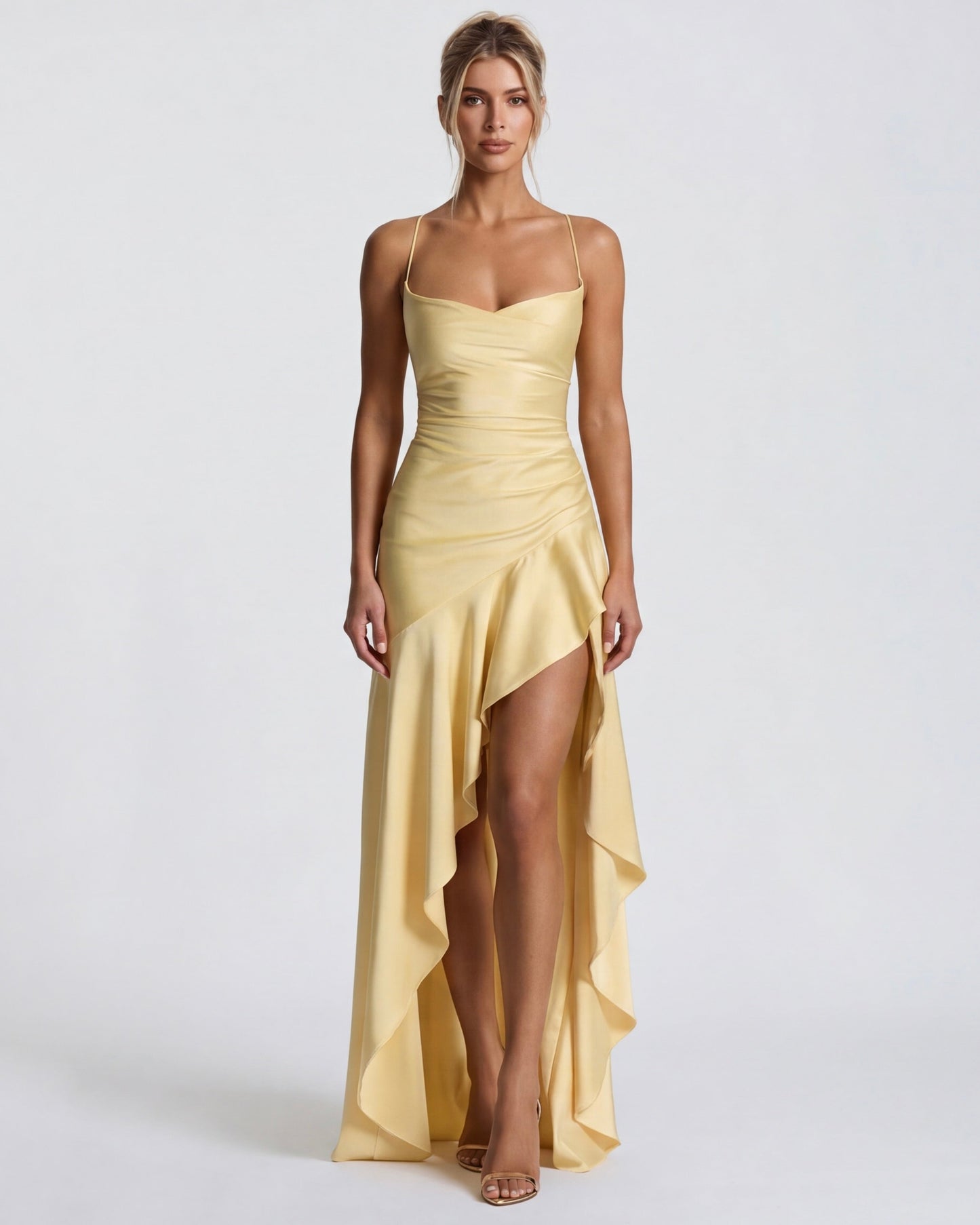 Bruna | Vestido Largo de Presencia Magnética