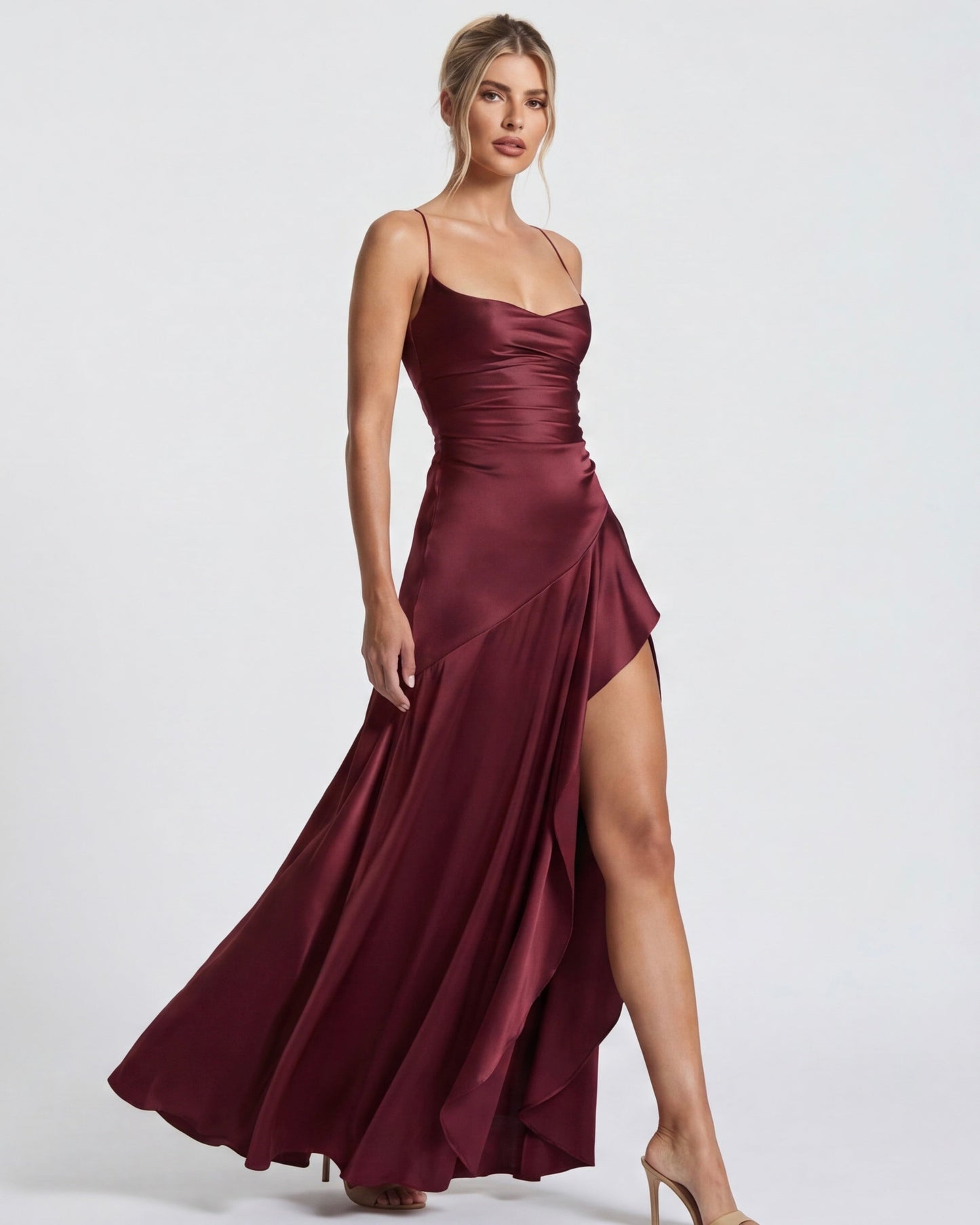 Bruna | Vestido Largo de Presencia Magnética